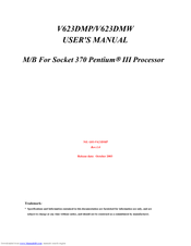 JETWAY V623DMP User Manual