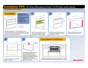 Sharp KB6002LS - 1.0 cu. Ft. Microwave Drawer Installation Tips