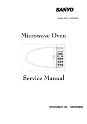 Sanyo 800 W Service Manual