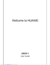 Huawei U8650-1 User Manual