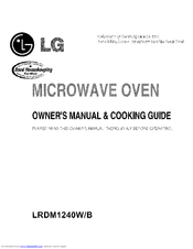 LG LRDM1240B Owner's Manual & Cooking Manual