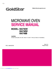 LG GoldStar MA748B Service Manual