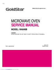 LG GoldStar MA840B Service Manual
