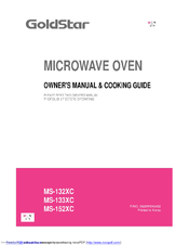LG GoldStar MS-133XC Owner's Manual & Cooking Manual