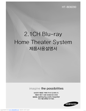 Samsung HT BD8200 - Sound Bar Home Theater System User Manual
