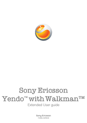 Sony Ericsson Yendo Extended User Manual
