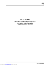 DH Instruments BG0002 Operation And Maintenance Manual