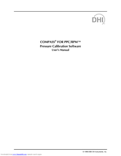 DH Instruments COMPASS FOR PPC - V2.0 User Manual