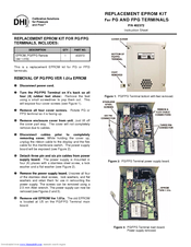 Dh Instruments EPROM KIT - INSTRUCTIONS FOR PG AND FPG TERMINALS Instruction Sheet