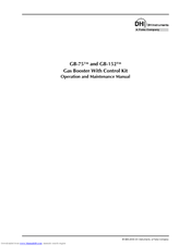 DH Instruments GB-152 Operation And Maintenance Manual