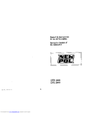 NEW POL LVG 2040 Instruction Booklet
