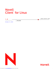NOVELL CLIENT 1.0 FOR LINUX - README Manual
