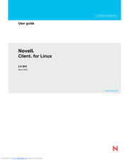 NOVELL CLIENT FOR LINUX 2.0 SP2 - 03-2009 User Manual