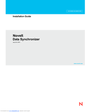 NOVELL DATA SYNCHRONIZER Installation Manual