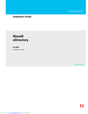 NOVELL EDIRECTORY 8.8 SP5 Installation Manual