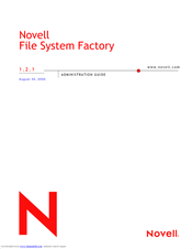 NOVELL FILE SYSTEM FACTORY 1.2.1 - ADMINISTRATION Manual