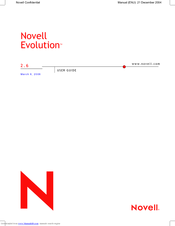 NOVELL EVOLUTION 2.6 Manual