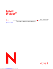 NOVELL IFOLDER 3.X - SECURITY ADMINISTRATOR GUIDE 08-15-2006 Administrator's Manual