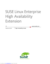 NOVELL LINUX ENTERPRISE 11 - HIGH AVAILABILITY Manual