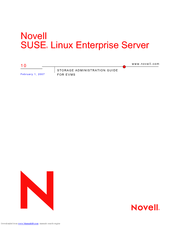 NOVELL LINUX ENTERPRISE SERVER 10 - STORAGE ADMINISTRATION GUIDE FOR EVMS Administration Manual