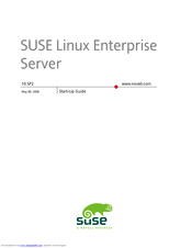 NOVELL LINUX ENTERPRISE SERVER 10 SP2 - STARTUP GUIDE 05-08-2008 Startup Manual