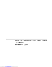 NOVELL LINUX ENTERPRISE SERVER STARTER SYSTEM Installation Manual