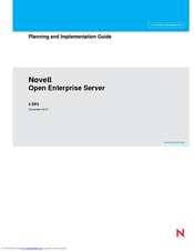 NOVELL OPEN ENTERPRISE SERVER 2 SP3 Implementation Manual