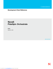 NOVELL PLATESPIN ORCHESTRATE 2.0.2 - DEVELOPMENT CLIENT REFERENCE 08-28-2009 Reference