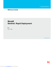 NOVELL SENTINEL RAPID DEPLOYMENT 6.1 -  06-15-2009 Reference Manual