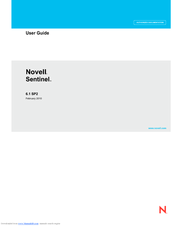 NOVELL SENTINEL 6.1 SP2 -  02-2010 User Manual
