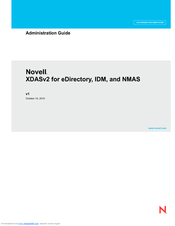 Novell XDASV2 - ADMINISTRATION GUIDE V1 Administration Manual