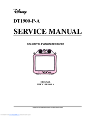 Disney DT1900-PSM Service Manual