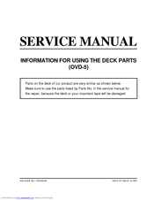 MEMOREX MVT2138SM Service Manual