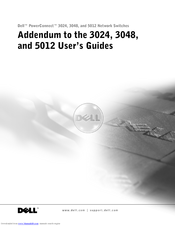 Dell PowerConnect 5012 User Manual Addendum