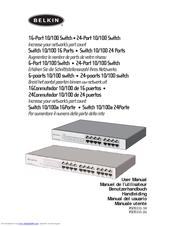 Belkin F5D5131-24 - Network Switch User Manual