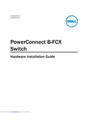 Dell PowerConnect B-FCX Hardware Installation Manual