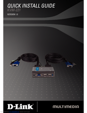 D-Link KVM-221 Quick Installation Manual