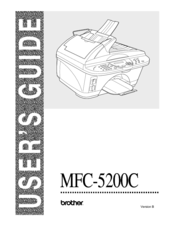 Brother 5200c - MFC Color Inkjet User Manual