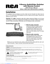 RCA VH911N User Manual
