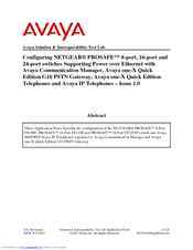 Netgear FS108P - ProSafe Switch Application Notes