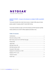 Netgear SMART SWITCH GS700TS Function Manual