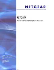 Netgear ProSafe FS728TPv2 Hardware Installation Manual