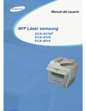 Samsung SCX 4016 - B/W Laser - All-in-One Manual Del Usuario