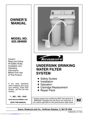 KENMORE 625.384600 Owner's Manual