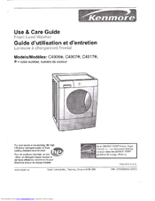 KENMORE C4907 Series Use & Care Manual