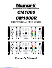 NUMARK CM1000R Owner's Manual