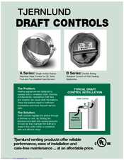 Tjernlund DC BAROMETRIC DRAFT CONTROL LIT 8500490 REV B 0200 Manual
