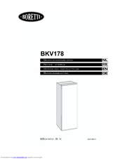 BORETTI BKV178 Operating Instructions Manual