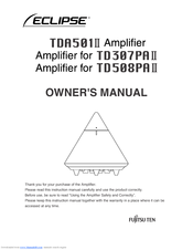 ECLIPSE TDA501II Owner's Manual