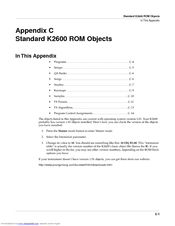 KURZWEIL K2600 - MUSICIANS GUIDE REV A PART NUMBER 910331 APPENDIX C Appendix